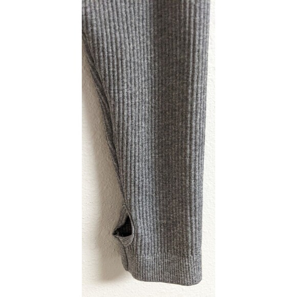 ACTIVE DOMINO Fashion Heather Gray Nylon Stretch Full Zip Athletic Jacket L - Picture 6 of 10